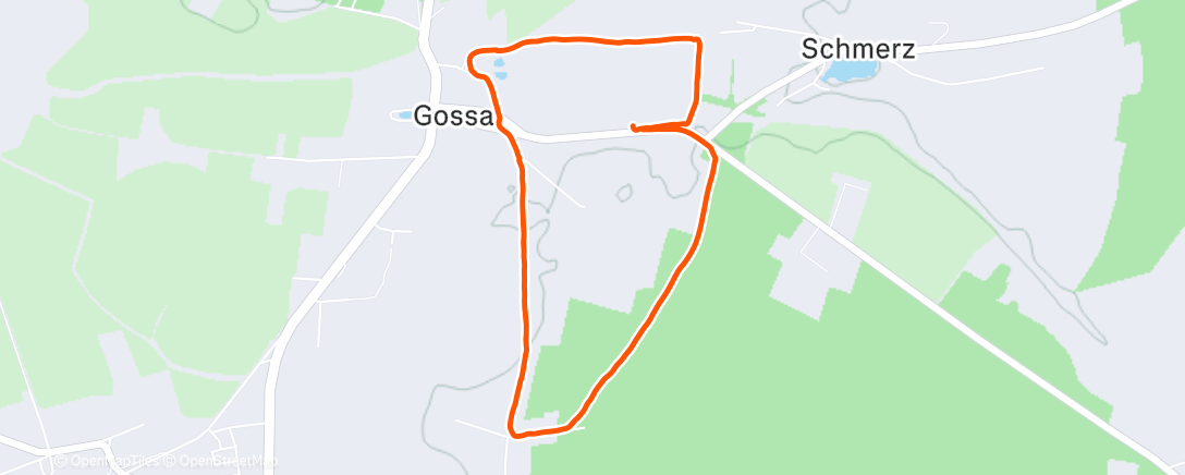 Map of the activity, Adventslauf