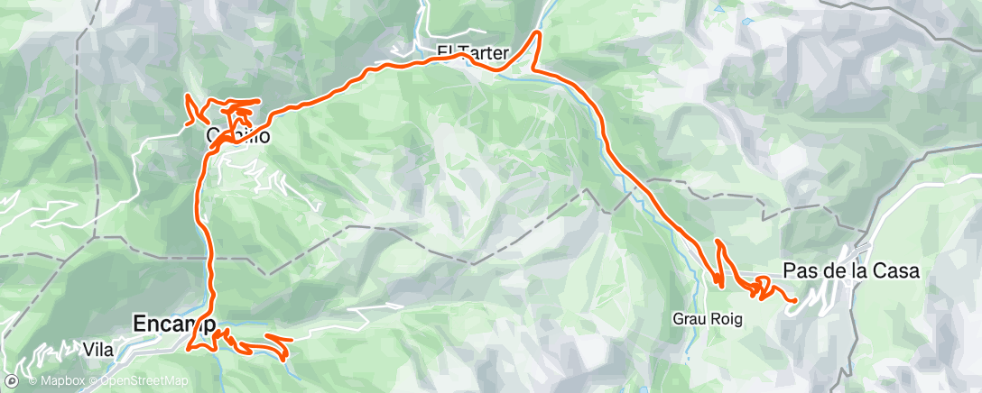 Map of the activity, Altitude Camp last day - see you next time 🇦🇩