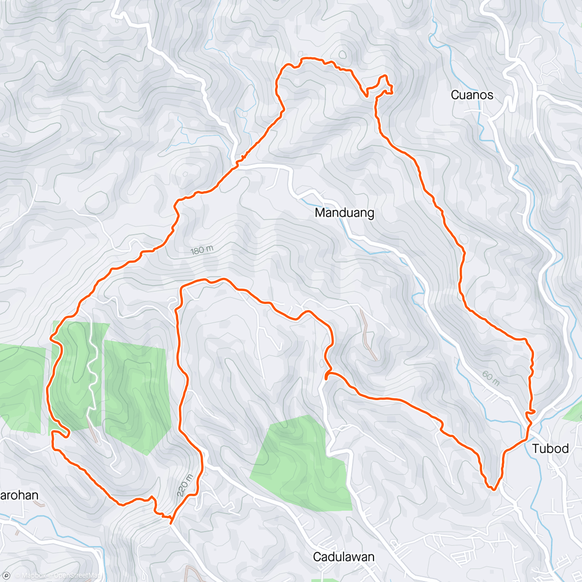 Carte de l'activité Morning Trail Run