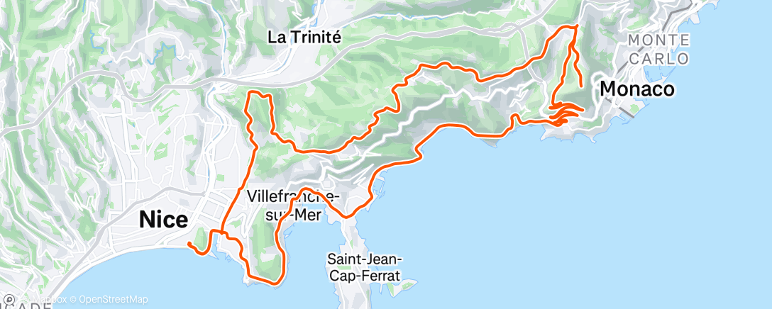 Map of the activity, La Tête de Chien