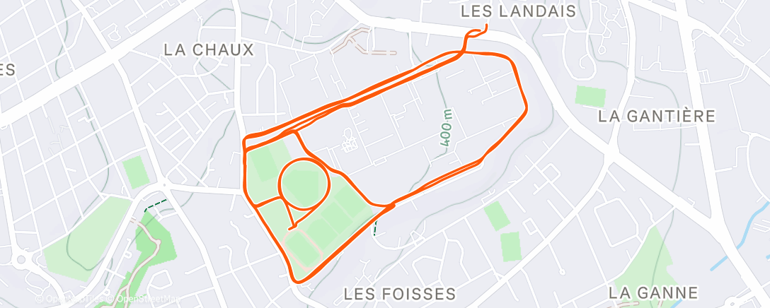 Map of the activity, Breslos pour mériter la buche 🎁