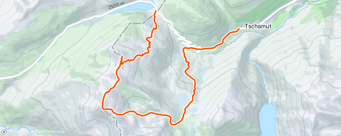 Map of the activity, Rossbodenstock Tüürli