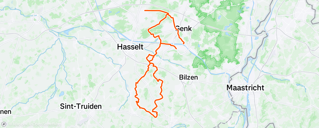 Map of the activity, Klimtraining 💪