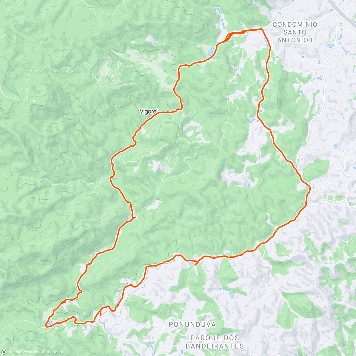 Map of the activity, Circuito serra do Japi 🔥💨 🙌 Pedal com o pessoal do pedal livre 🙌