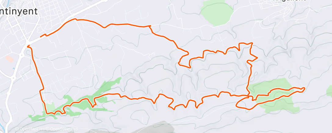 Карта физической активности (Bicicleta por la mañana)