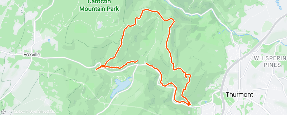 Map of the activity, Perfect dog hiking weather