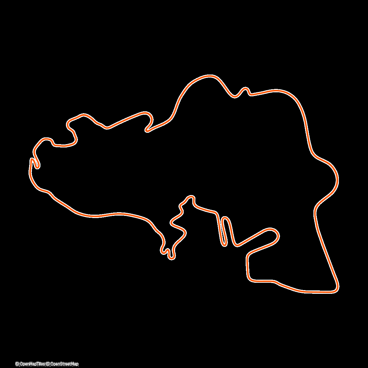 Map of the activity, Zwift - Beach Island Loop in Watopia