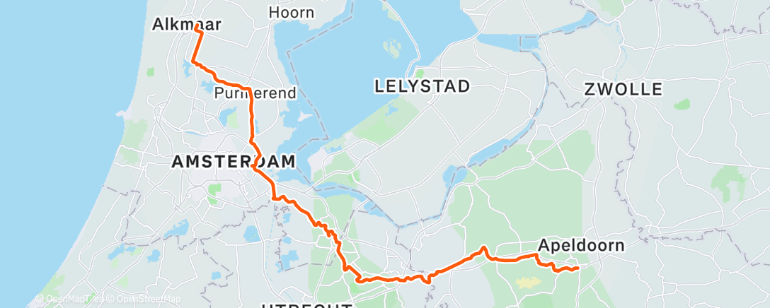 Mapa de la actividad (Naar huis!)
