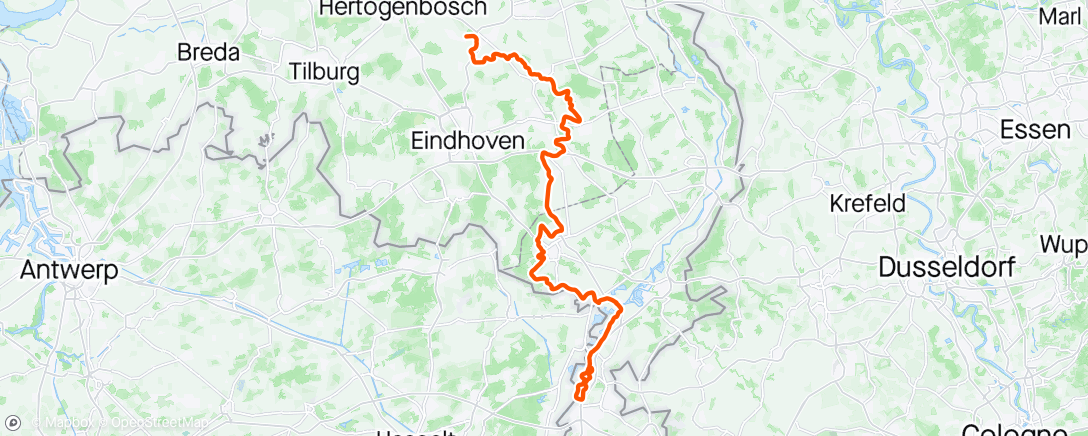 Map of the activity, 3° tappa ZLM Tour