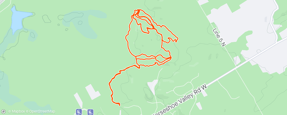 Karte der Aktivität „Afternoon Mountain Bike Ride”