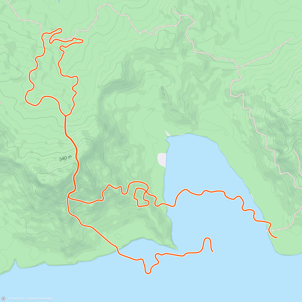 Map of the activity, Zwift - Whole Lotta Lava in Watopia