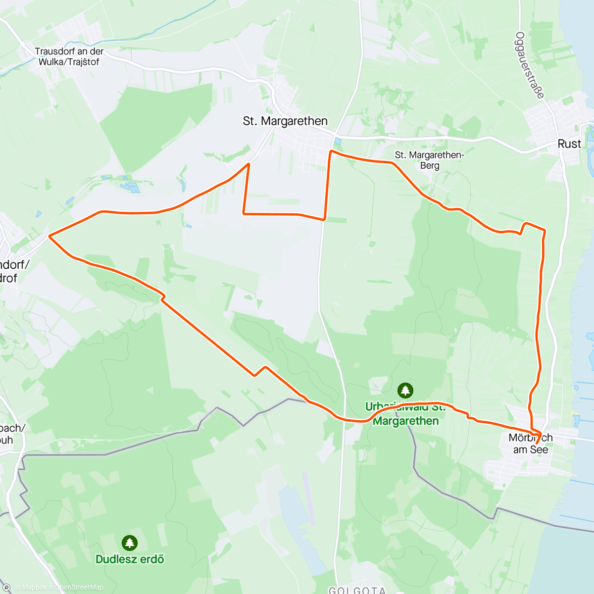 Map of the activity, Neusiedlersee Radmarathon 7 kat, 41 open