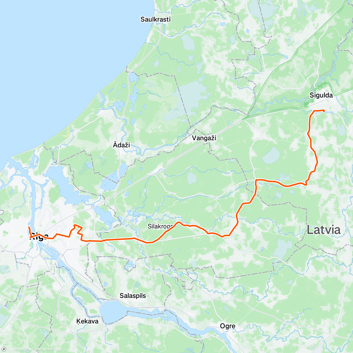 Map of the activity, Ostseeumrundung, 11.06.2025