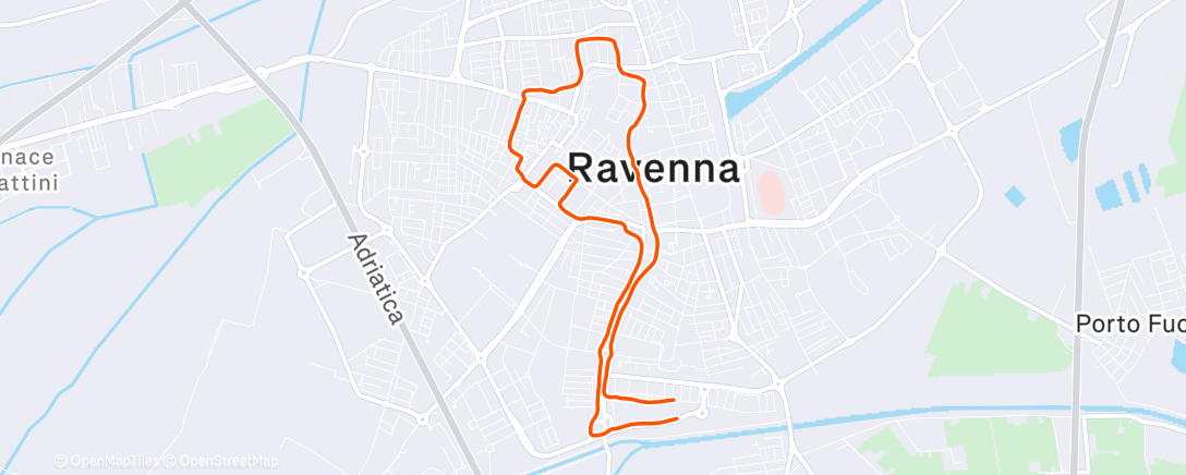 Map of the activity, Camminata pomeridiana