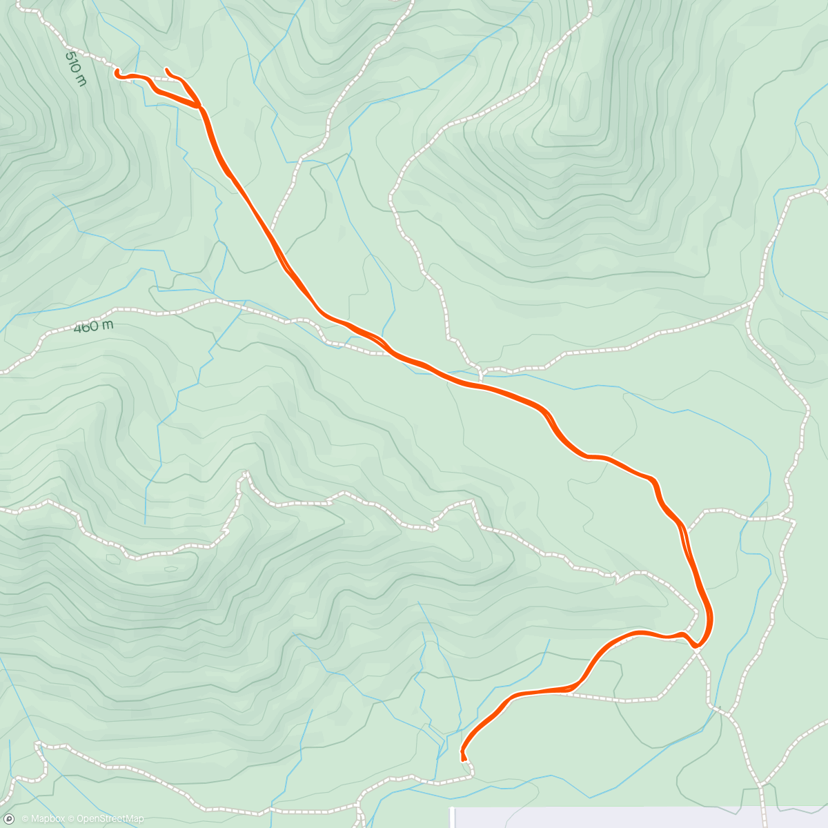 Map of the activity, Lost ranch Hike