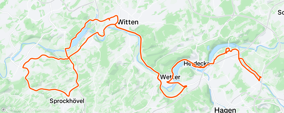 Map of the activity, Ghost Rain