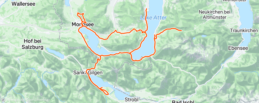 Map of the activity, Morning Ride