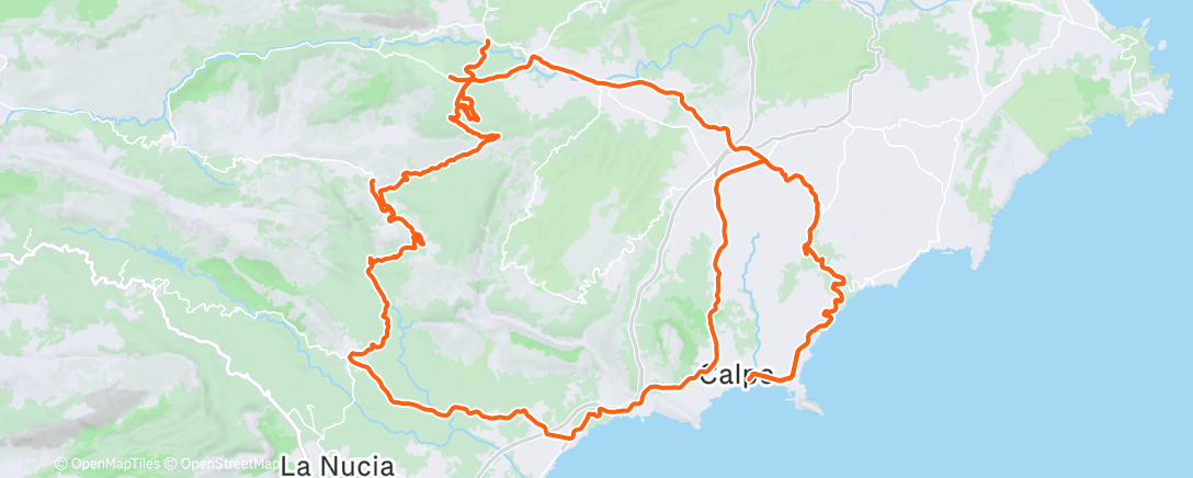 Map of the activity, Morning Ride