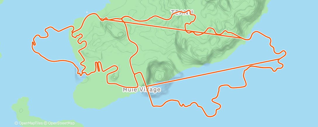 Carte de l'activité Zwift - Flat Route in Watopia