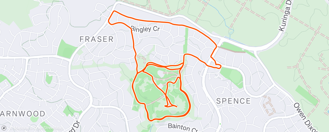 Map of the activity, Smile for Miles