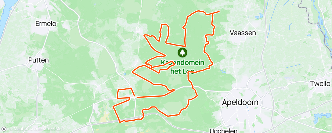 Mapa de la actividad, Ochtendrit