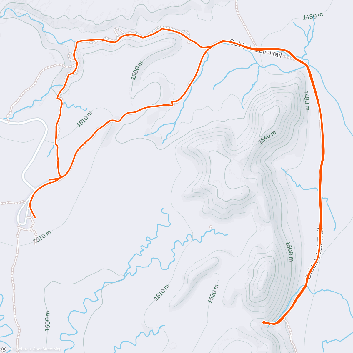 Map of the activity, Goblin Valley and Carmel Canyon