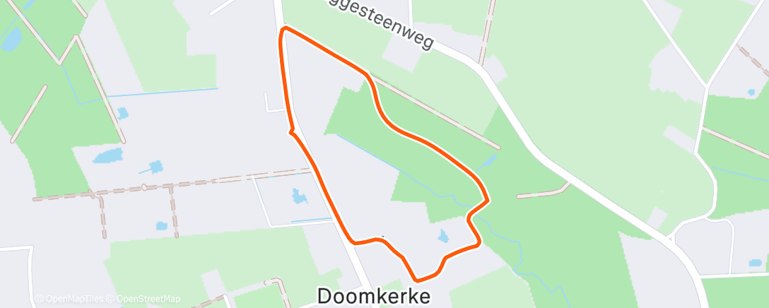 Map of the activity, Winterzonnetje 🌞🚶‍♂️