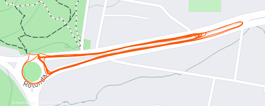 Map of the activity, Pasadillas 800 x 8