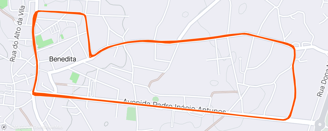 Map of the activity, 🥇 Vitória Circuito Ciclismo Benedita