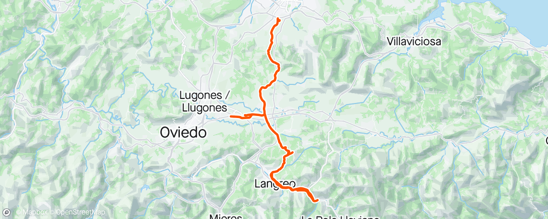 Map of the activity, Gijón 💨