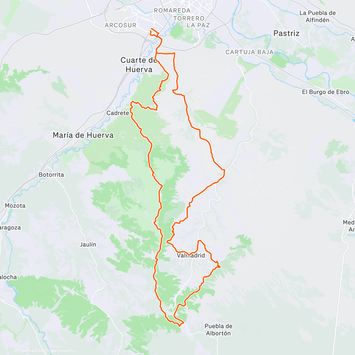 Map of the activity, Sin prisas