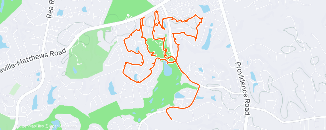 Карта физической активности (Morning Golf)