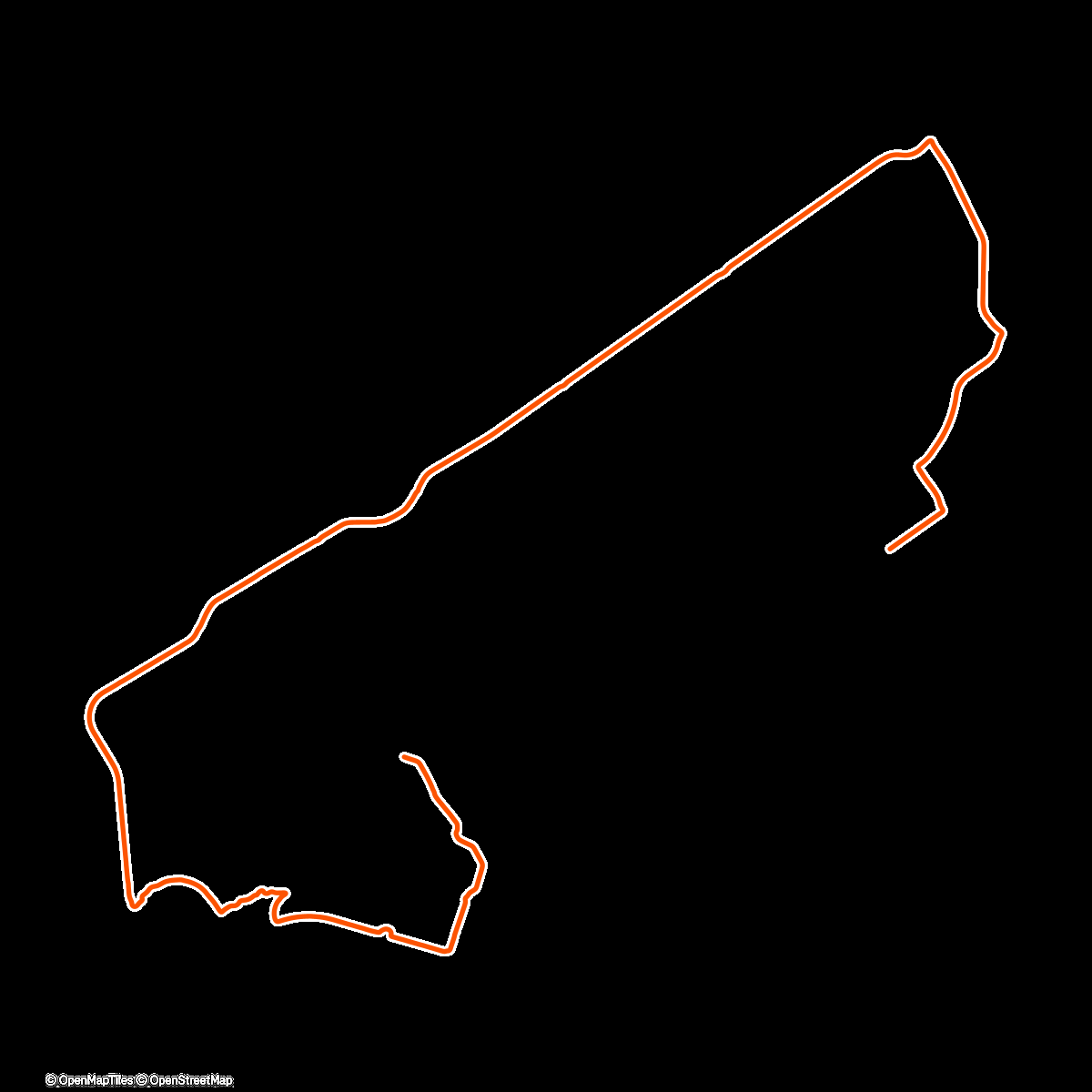 Map of the activity, ROUVY - Challenge Almere 54 km | Netherlands