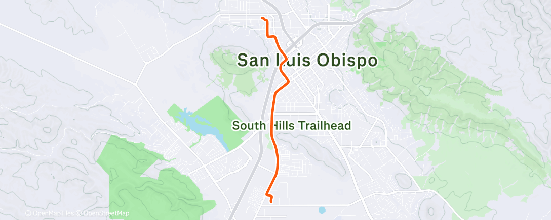 Peta aktivitas, Afternoon Ride