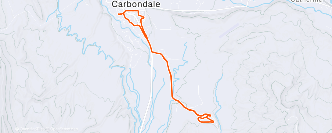 Map of the activity, Mmm the days are getting longer