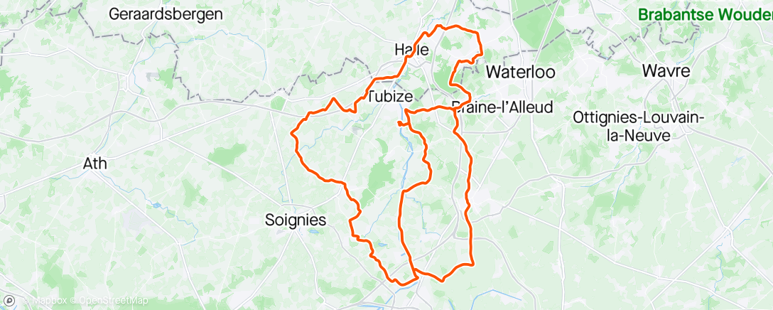 Map of the activity, Sortie vélo le matin 🌦