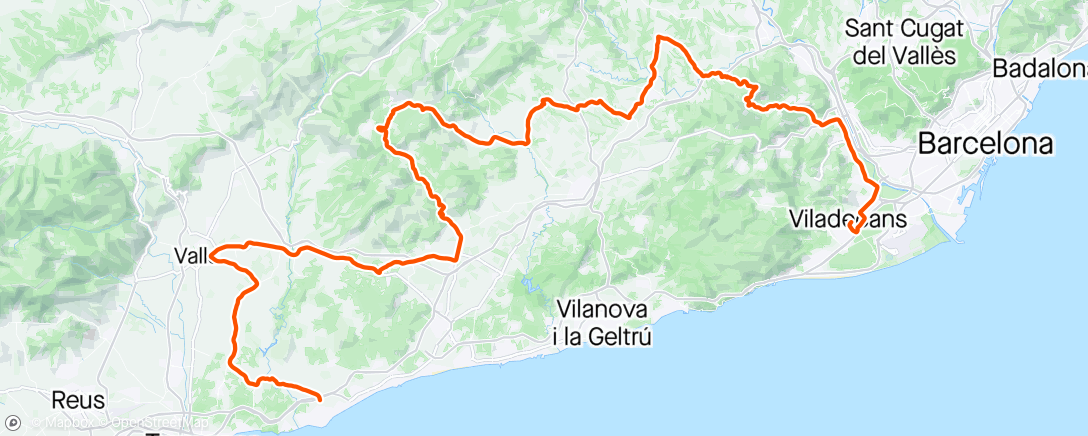 Map of the activity, 5 etapa Volta Cataluña. Igual la más dura de mi vida jaja🥹