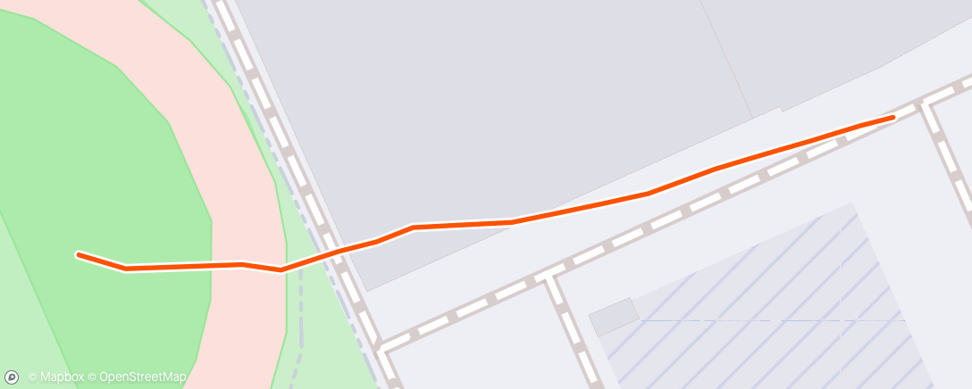 Map of the activity, Morning Run