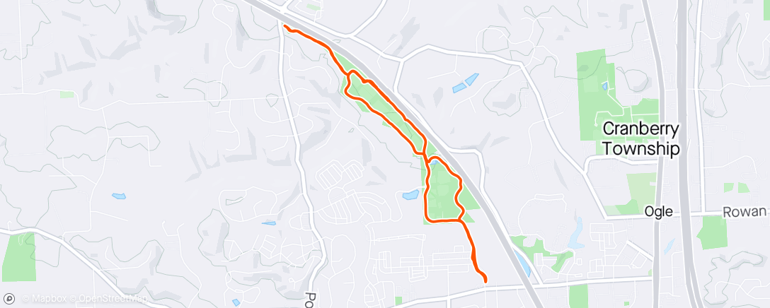 Map of the activity, run with syd