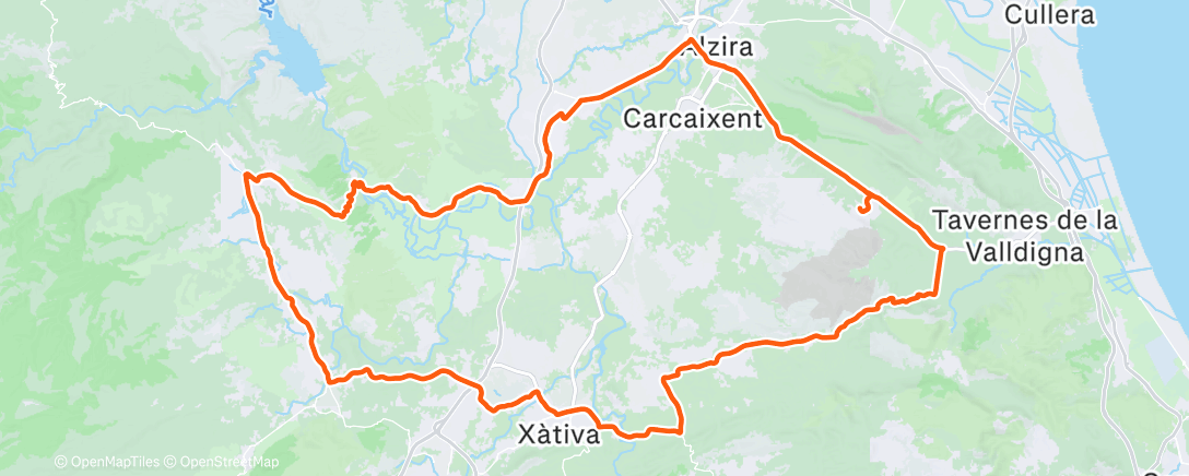Map of the activity, Movistar día 10