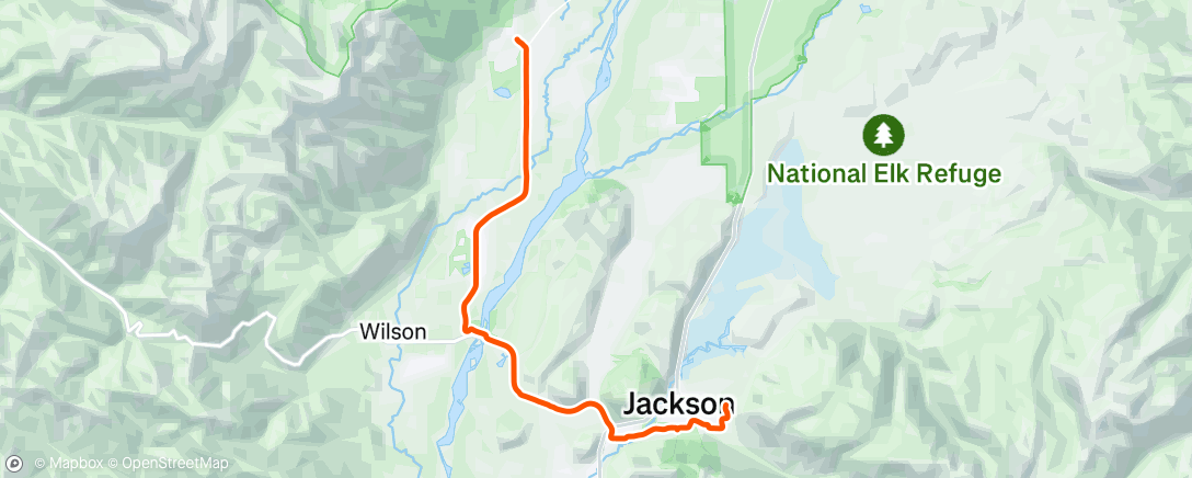 Map of the activity, commute to the shoot