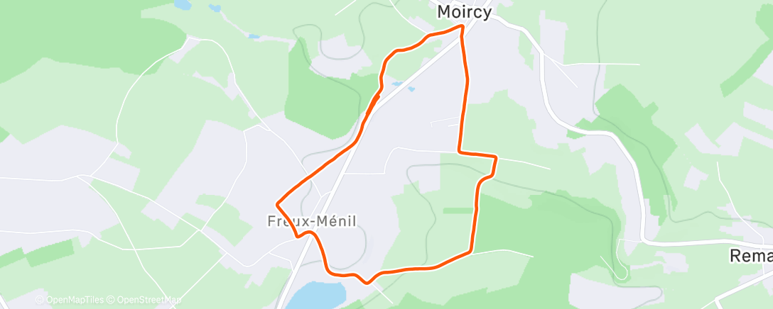 Map of the activity, Petite sortie à la fraîche ❄️🌞