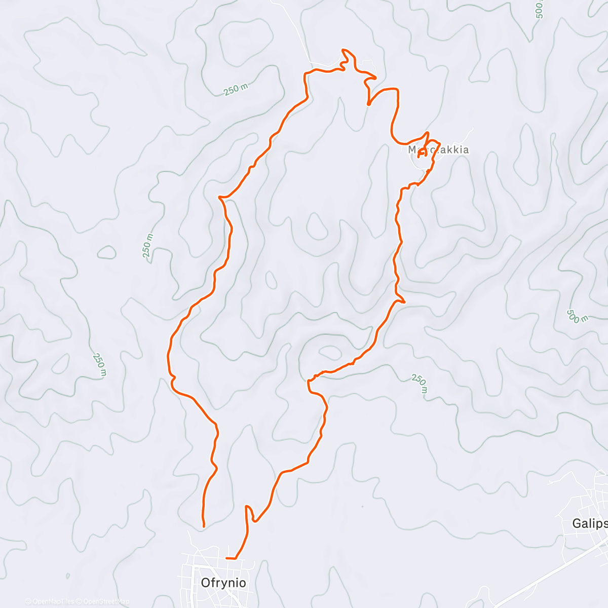 Map of the activity, Коледно 2025 ден 1