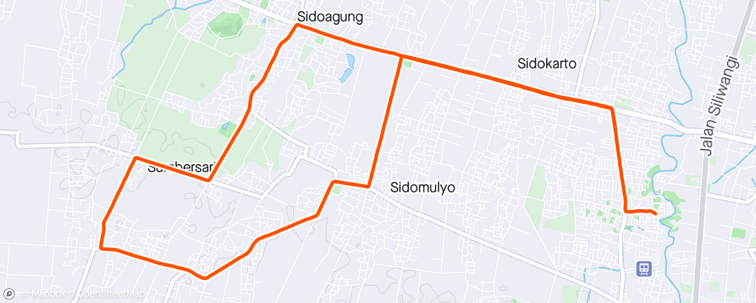 アクティビティ「Ride # 28 April 2024」の地図