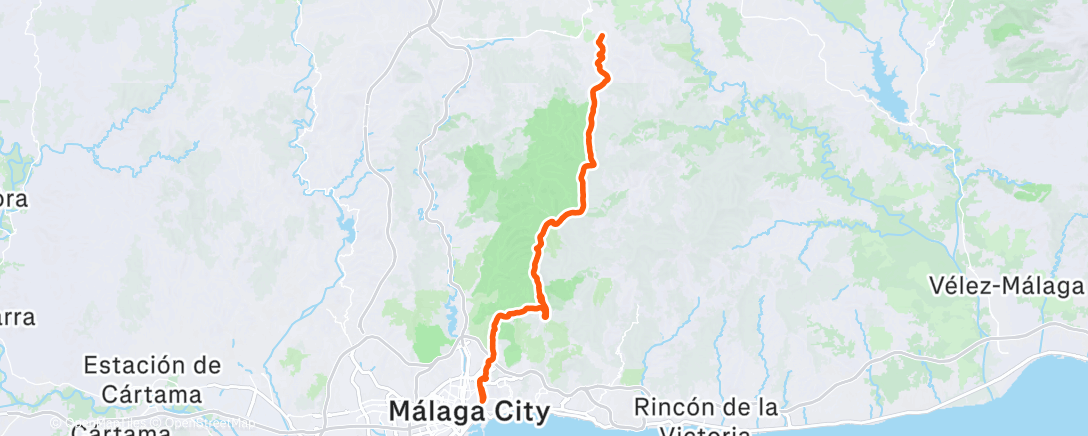 Map of the activity, Tiritones Ride
