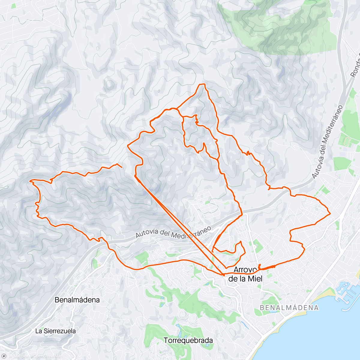 Mapa da atividade, 32c ride! 🥵🥵🥵 ripped tyre, lots of cursing but an amazing day!