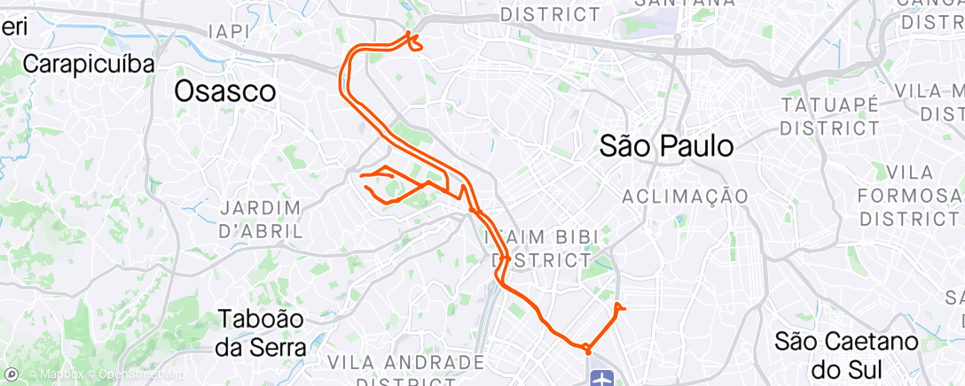 Map of the activity, SPD - Giro de terça - 63kms