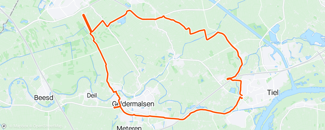 Map of the activity, Morning Ride mtb