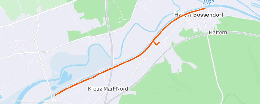 Map of the activity, Frostig schön