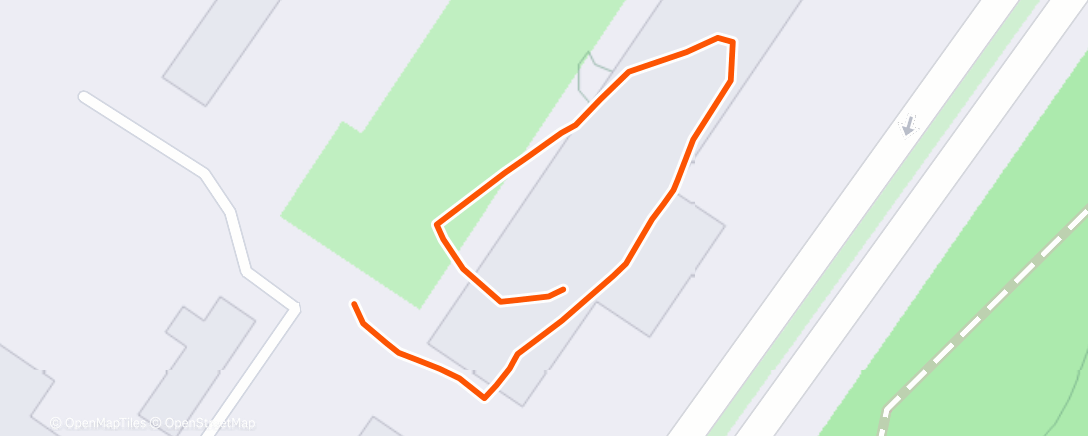 Карта физической активности (Вечерний забег)